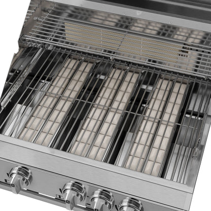 Churrasqueira Inox a Gás Elettromec 65 cm - BBQ4Q65XXNSCA