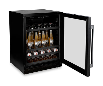 Cervejeira Elanto Nero Argento Sub-zero 60cm 152 Latas Porta Esquerda 220V - LNTBC615USZNAG2L