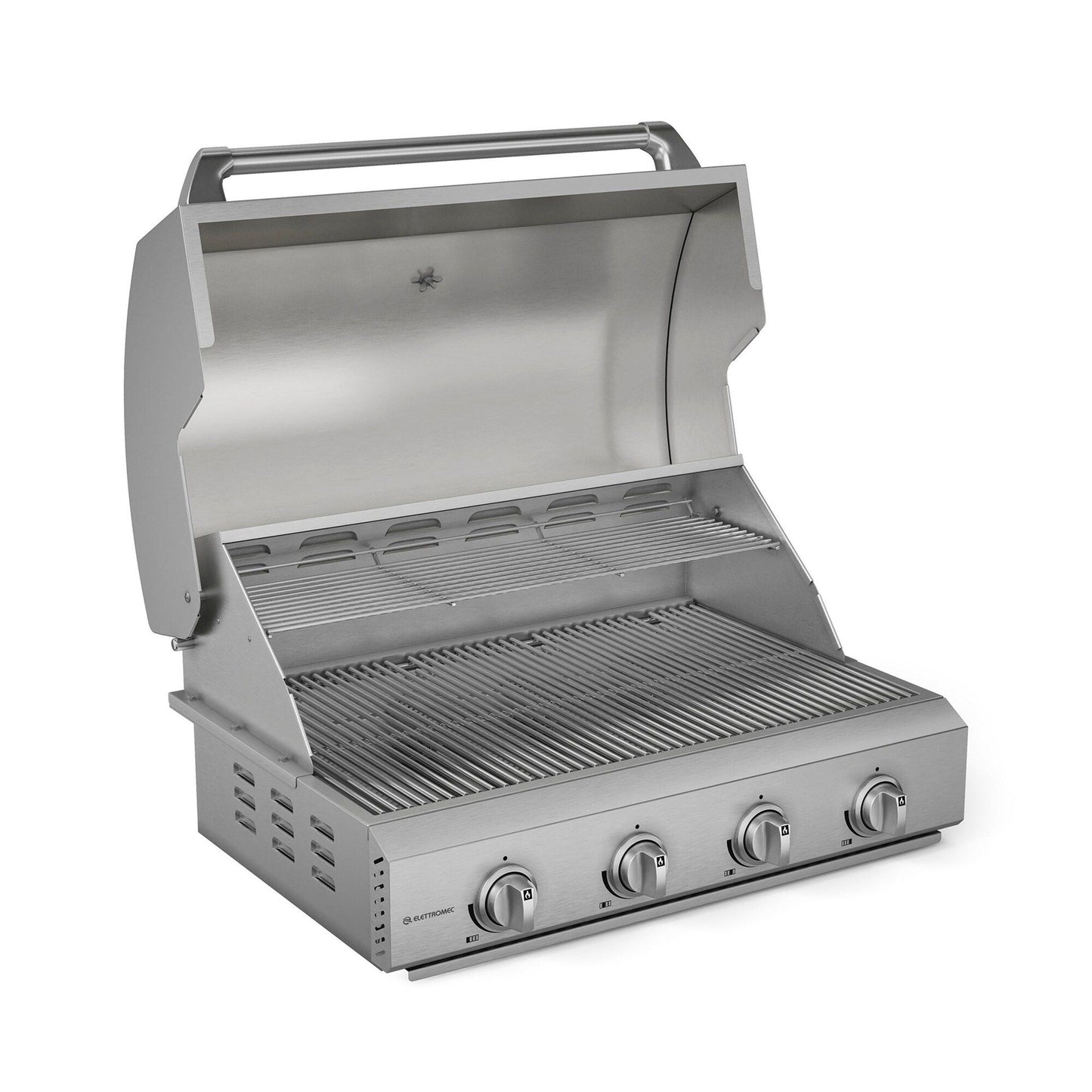 Churrasqueira Elettromec Inox a Gás 75 cm 4 Queimadores - BBQ4Q75XXNHUA