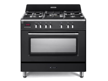 Fogão Elanto Eredità Nero | 90cm | Forno Elétrico