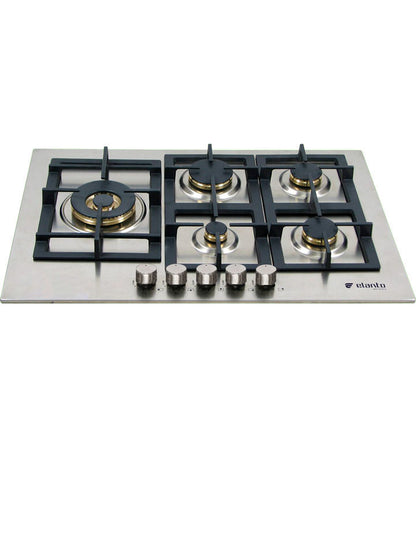 Cooktop Elanto Professionale Inox 75 cm 5 Queimadores 220V - LNTP75GD4BX