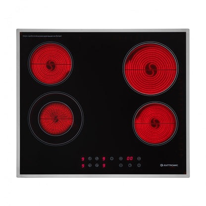 Cooktop Elettromec Vitrocerâmico 4 Zonas 60 cm 220V - CKV4Q60CV2XBA