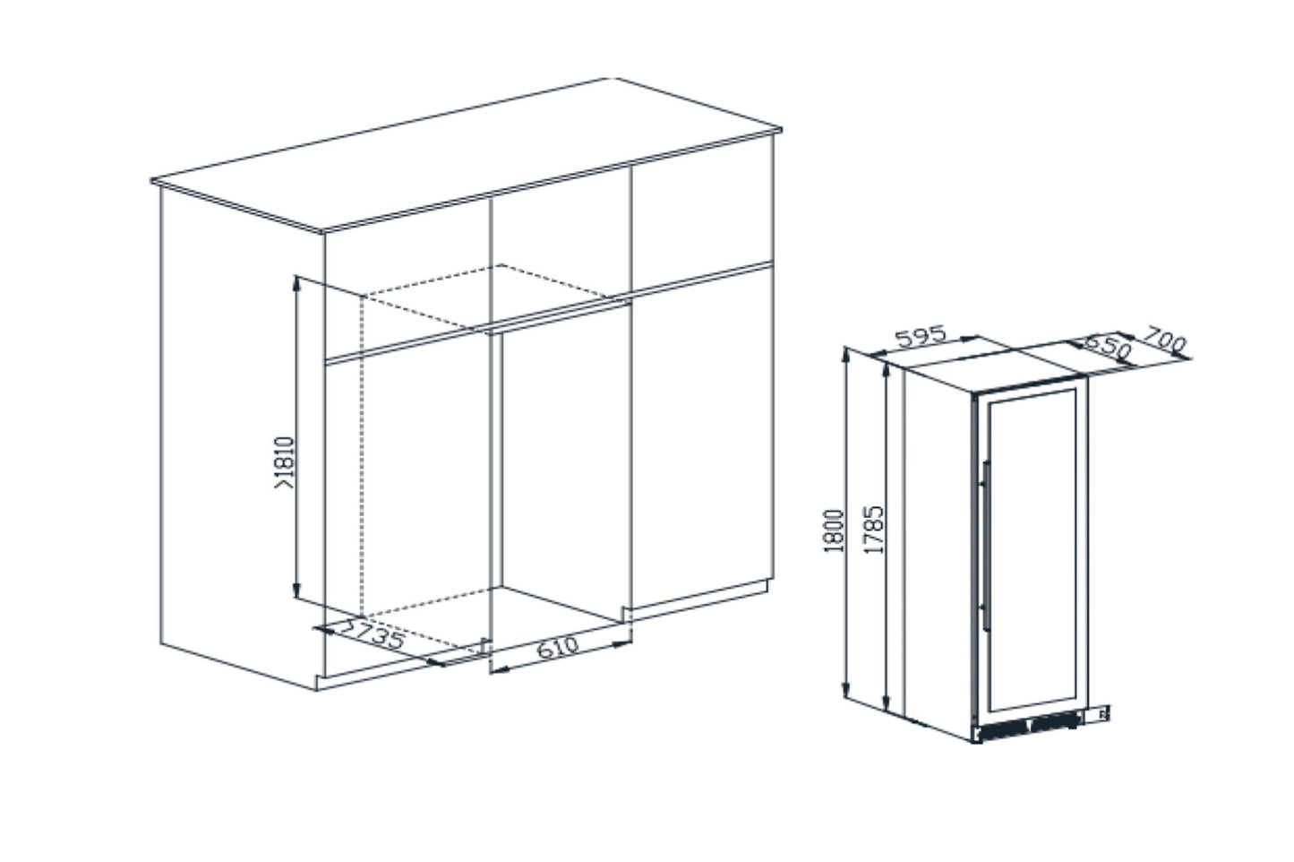 Cervejeira Elanto Professionale 60 cm 630 Latas Single Zone Inox 220V Abertura Direita - LNTBC663SZPROX2R