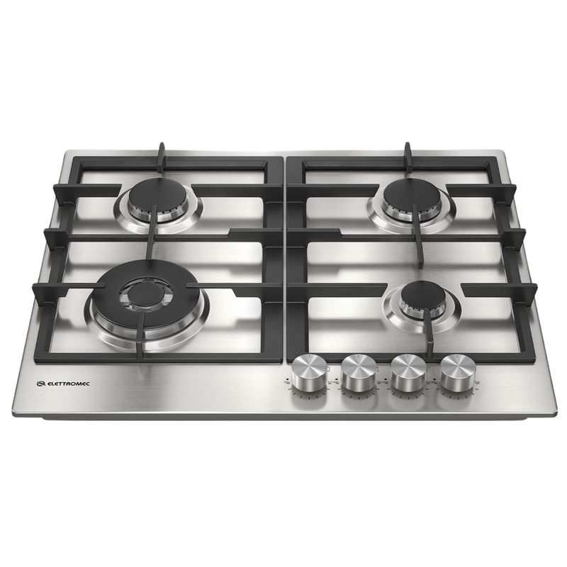 Cooktop a Gás Luce Elettromec 4 Queimadores 60 cm Bivolt - CKG4Q60LC3ZEA