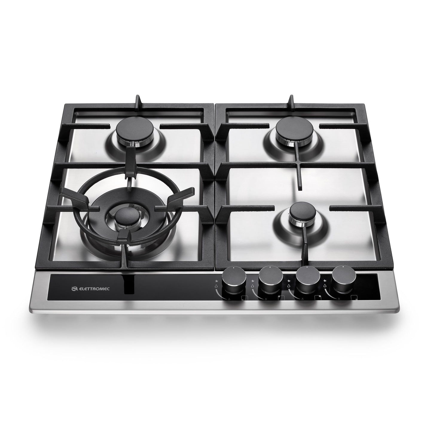 Cooktop Elettromec Sole Gás 4 Queimadores 60 cm Bivolt - CKG4Q60SL3TNB