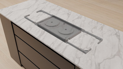 Cooktop Invisível de Indução Invisacook 2 Zonas 220V - INVISACOOK2Z