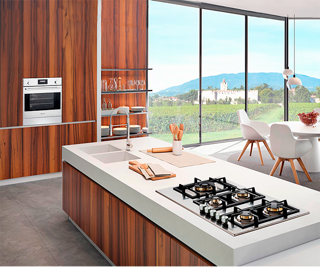 Cooktop Elanto Professionale Doppia Fiamma Lateral 5Q | 5kW | 90cm