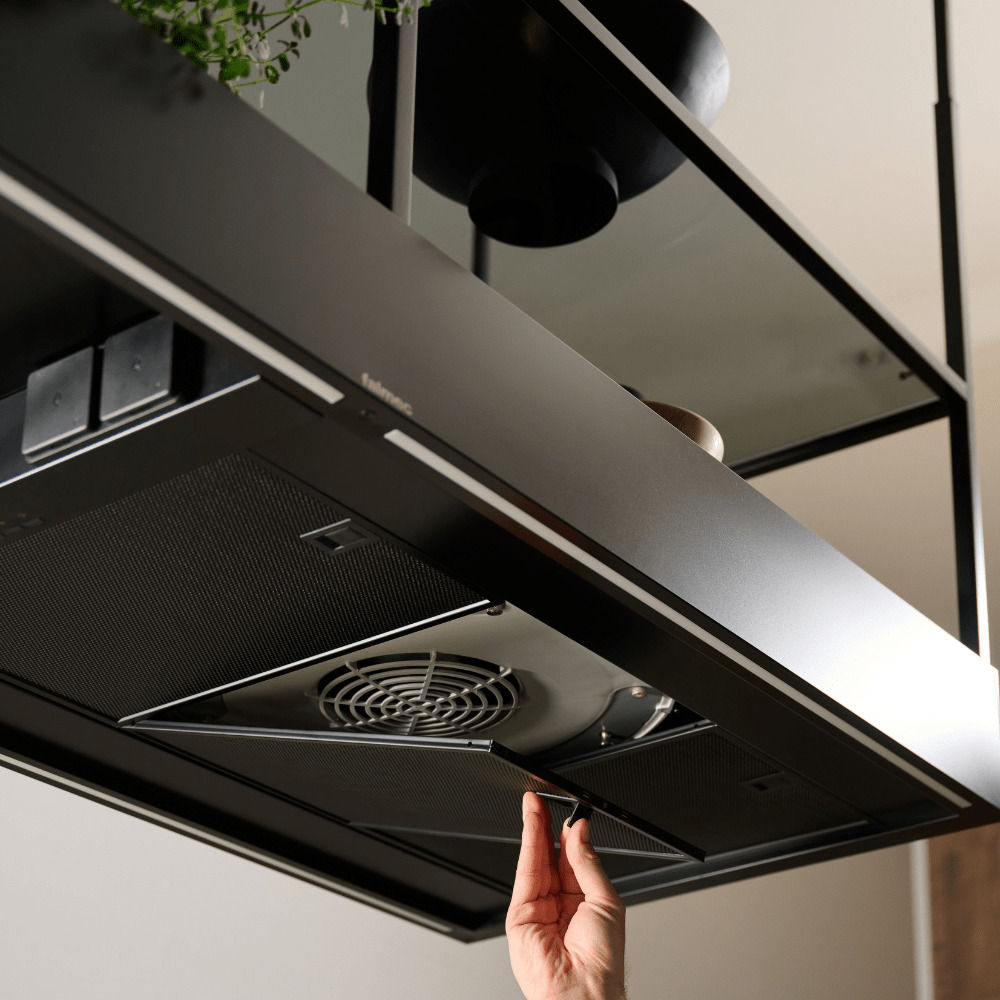 Coifa Spazio Black Matte Ilha Falmec 180 cm 220V - CZPI80F0P7ZZZH461F