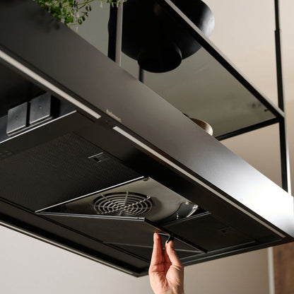 Coifa Spazio Black Matte Ilha Falmec 180 cm 220V - CZPI80F0P7ZZZH461F