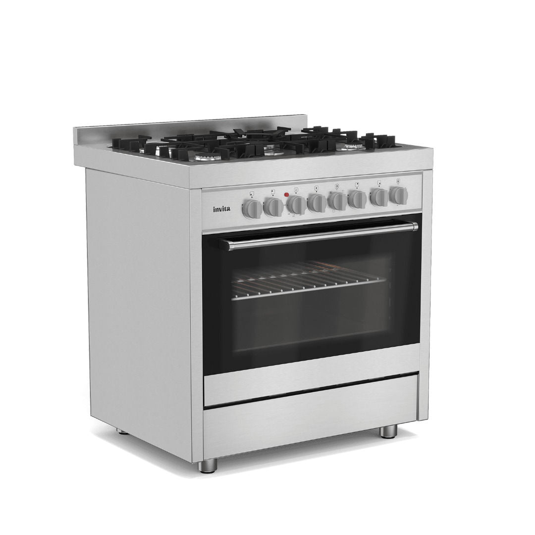 Fogão de Piso Invita Gás/Elétrico 75 cm 220V - IFGE5Q75XX2GMA