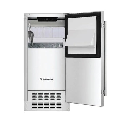 Maquina de Gelo Elettromec Inox de Embutir 23kg 220v