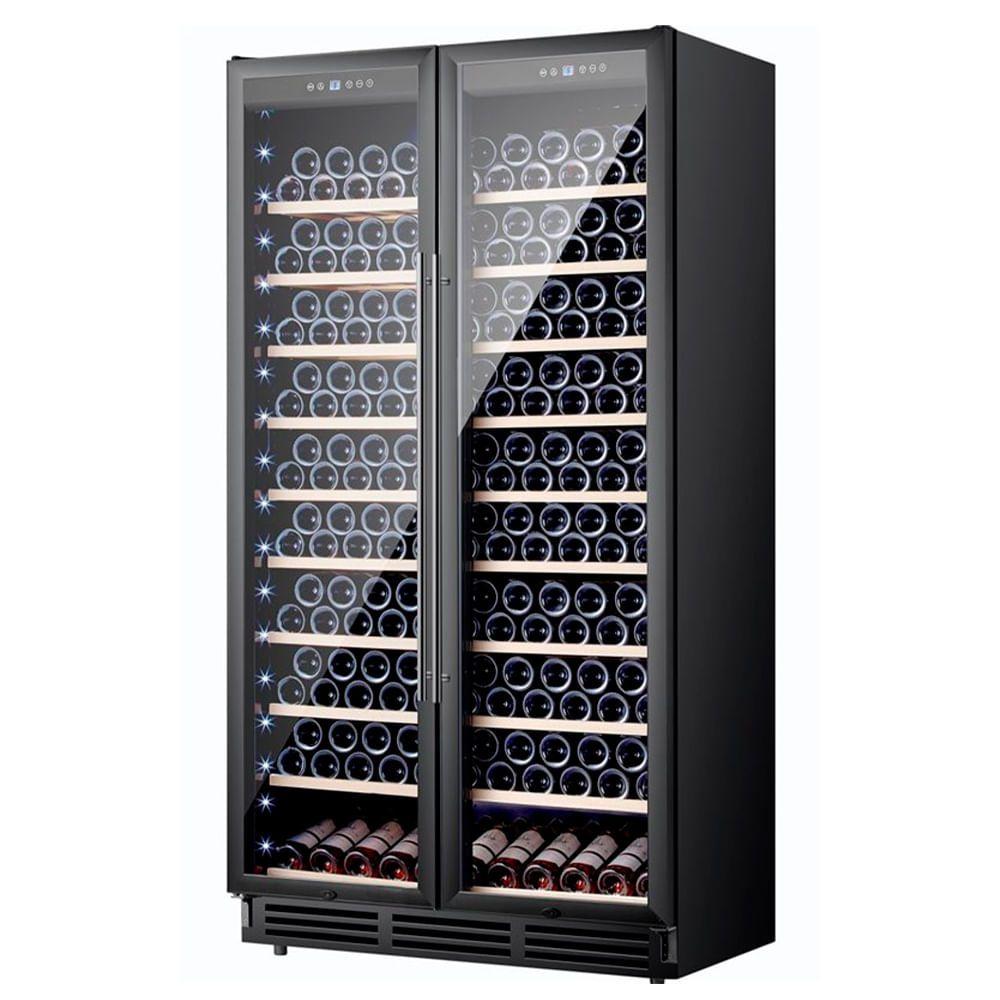 Adega Benmax BAC218B Black Side by Side Dual Zone 218 Garrafas 710L 220V - BAC218B