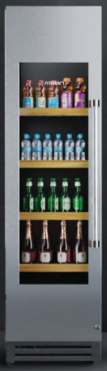 Cervejeira e Champanheira Single Zone Attimo 300 Litros Built-IN (Abertura Lado Direito)