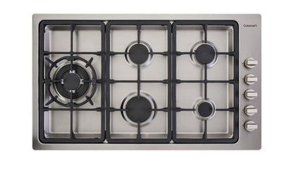 Cooktop a Gás 5 Queimadores 90cm 220V Cuisinart Arkton Inox