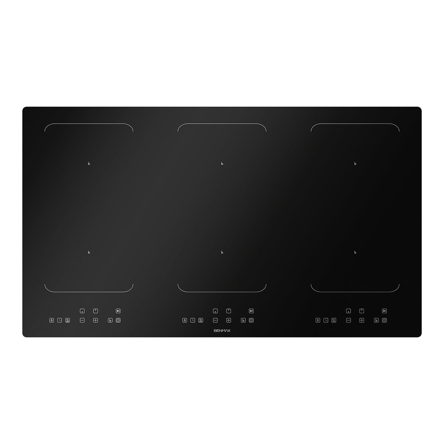 Cooktop de Indução Benmax Pro 6 Zones 90cm 220V - CTOPI06Z90A