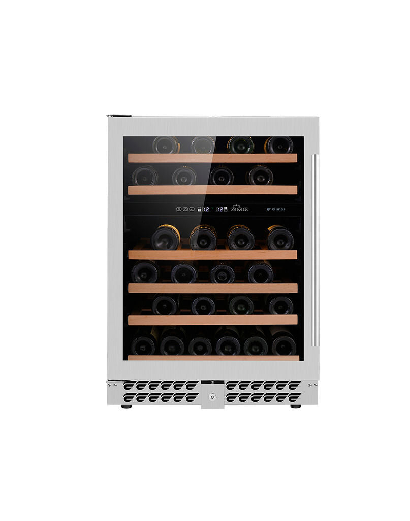 Adega de Vinhos Elanto Professionale Dual Zone 60cm 46 Garrafas 220V - LNTWC646UDZPROX2