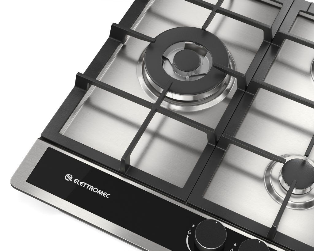 Cooktop Elettromec Sole Gás 5 Queimadores 70cm Bivolt - CKG-5Q-70-SL-3TNC