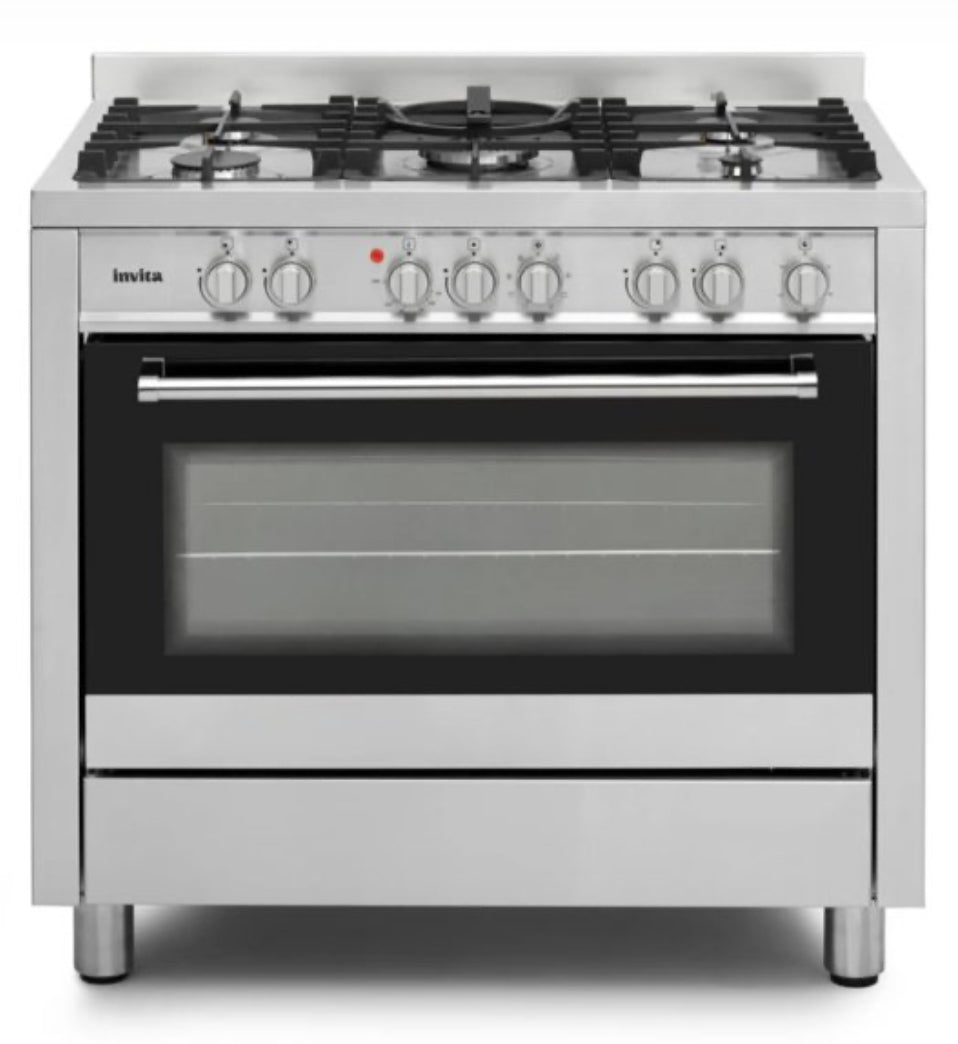 Fogão De Piso Invita Gás/Elétrico 90 cm 220v