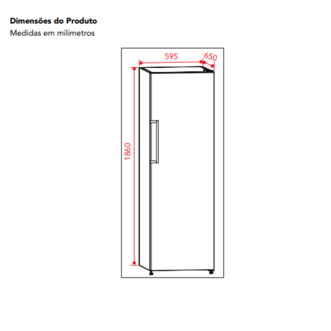 Freezer Inox Duo 307 Litros 220V Elettromec - FZDU307XX2VSA