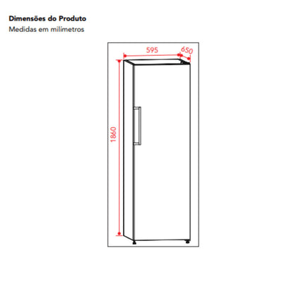 Freezer Inox Duo 307 Litros 220V Elettromec - FZDU307XX2VSA