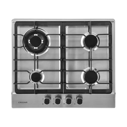 Cooktop a Gás Crissair Fuoco 60 Inox 4 Queimadores Bivolt - CCB05G5