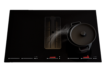 Cooktop Coifa Integrada Elanto Nero Argento 78cm | Kinetic | 220V