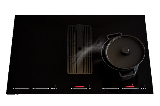 Cooktop Coifa Integrada Elanto Nero Argento 78cm | Kinetic | 220V