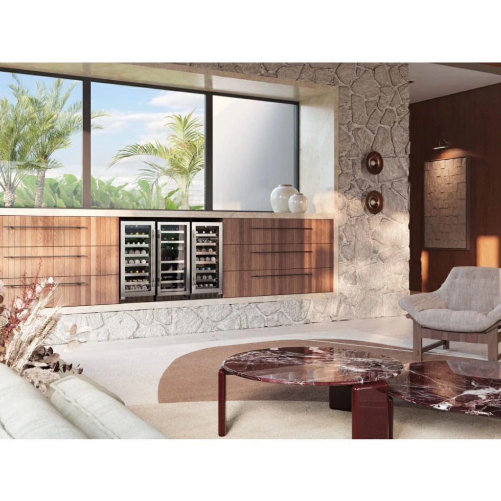 Adega Inox 25 Garrafas Dual Zone Built-in Connect 220V Abertura Esquerda Elettromec - CV2BI30XV2VPA