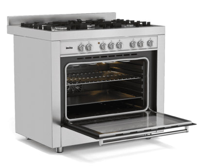 Fogão De Piso Invita Gás/Elétrico 90 cm 220v