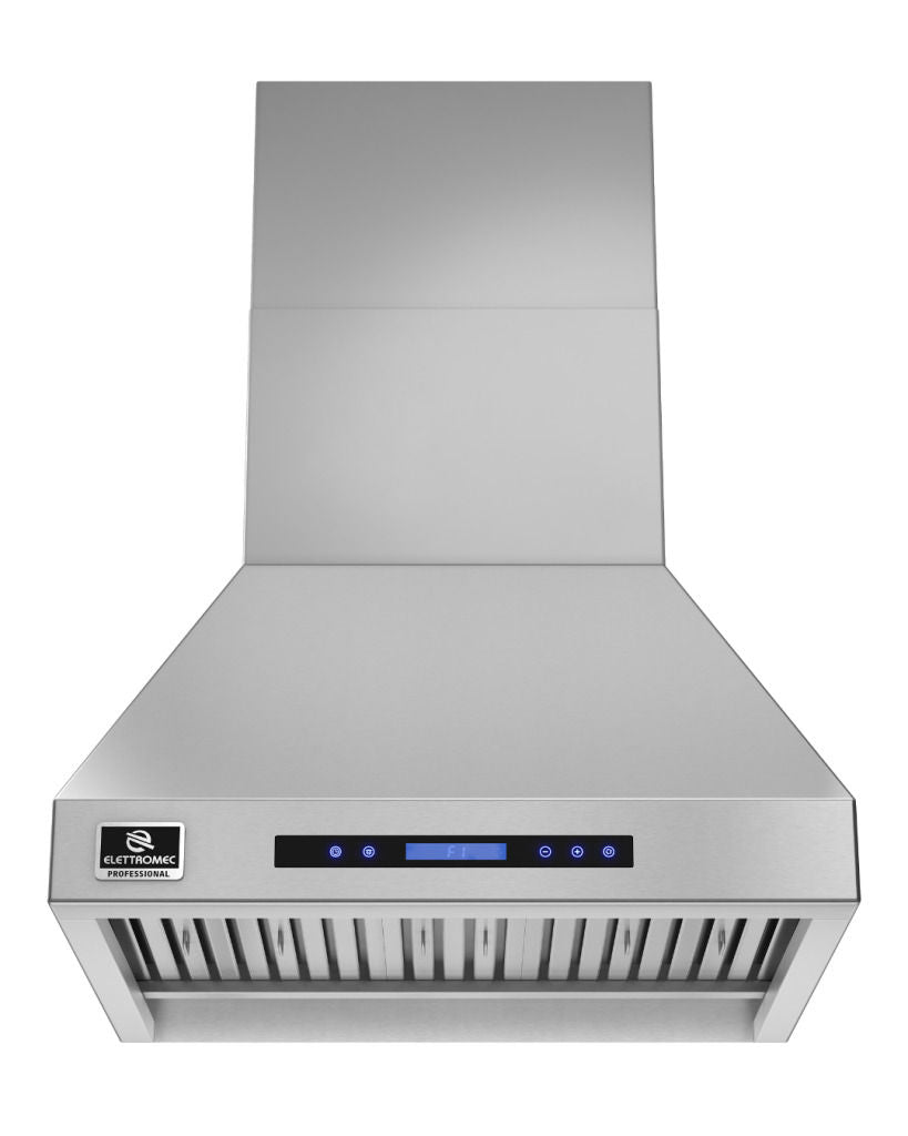Coifa Elettromec Professional Churrasqueira Parede 30 Polegadas 220V - CFPBBQ30XP2ELA