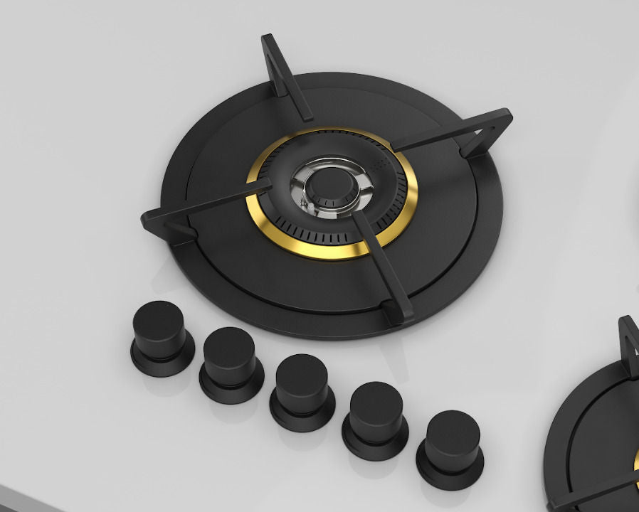 Cooktop Elettromec Revestir 5 Queimadores 90 cm 220V Latão - CKG5Q90SR2TLB