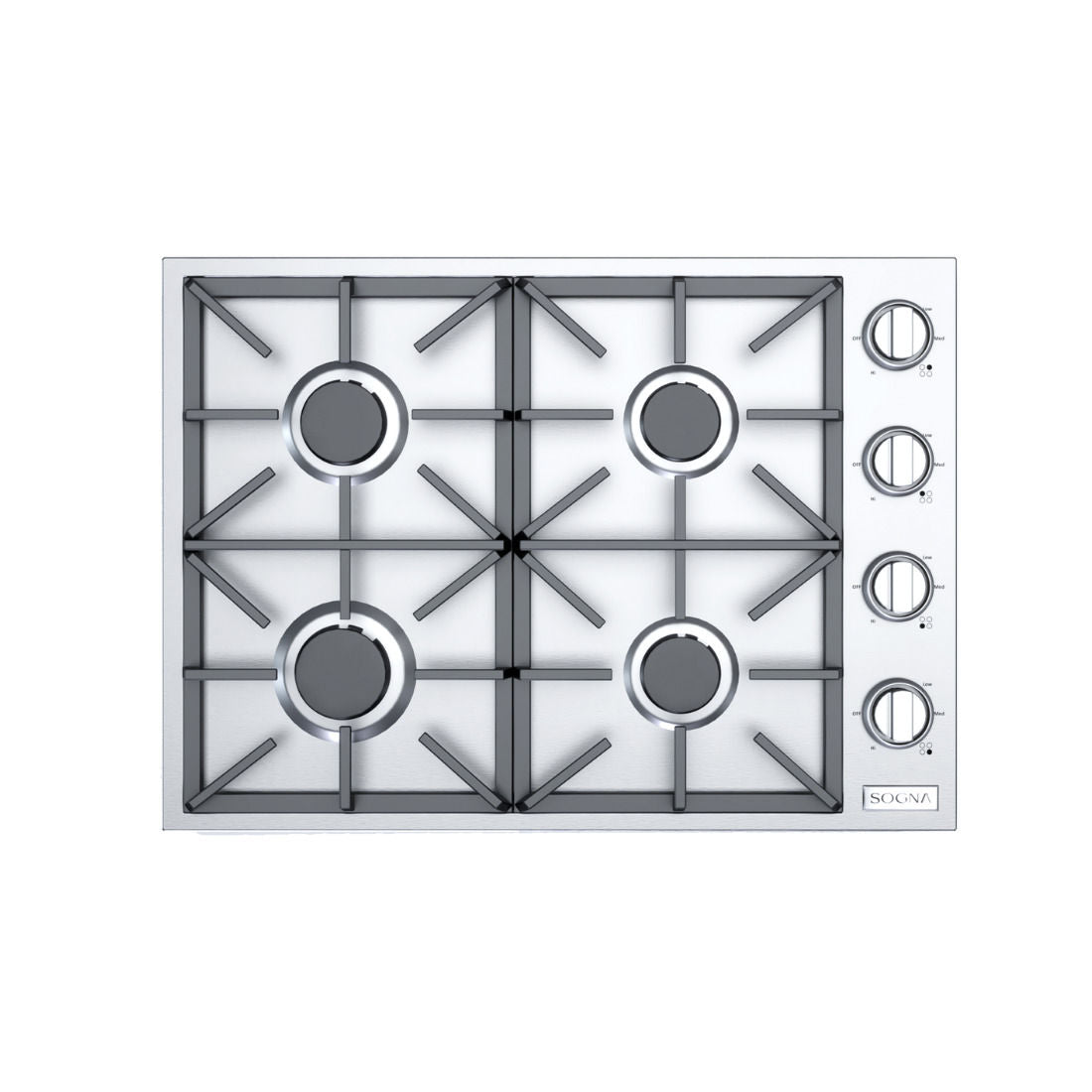 Cooktop a Gás SOGNA Sense SGC75 4 Queimadores 75cm 220V