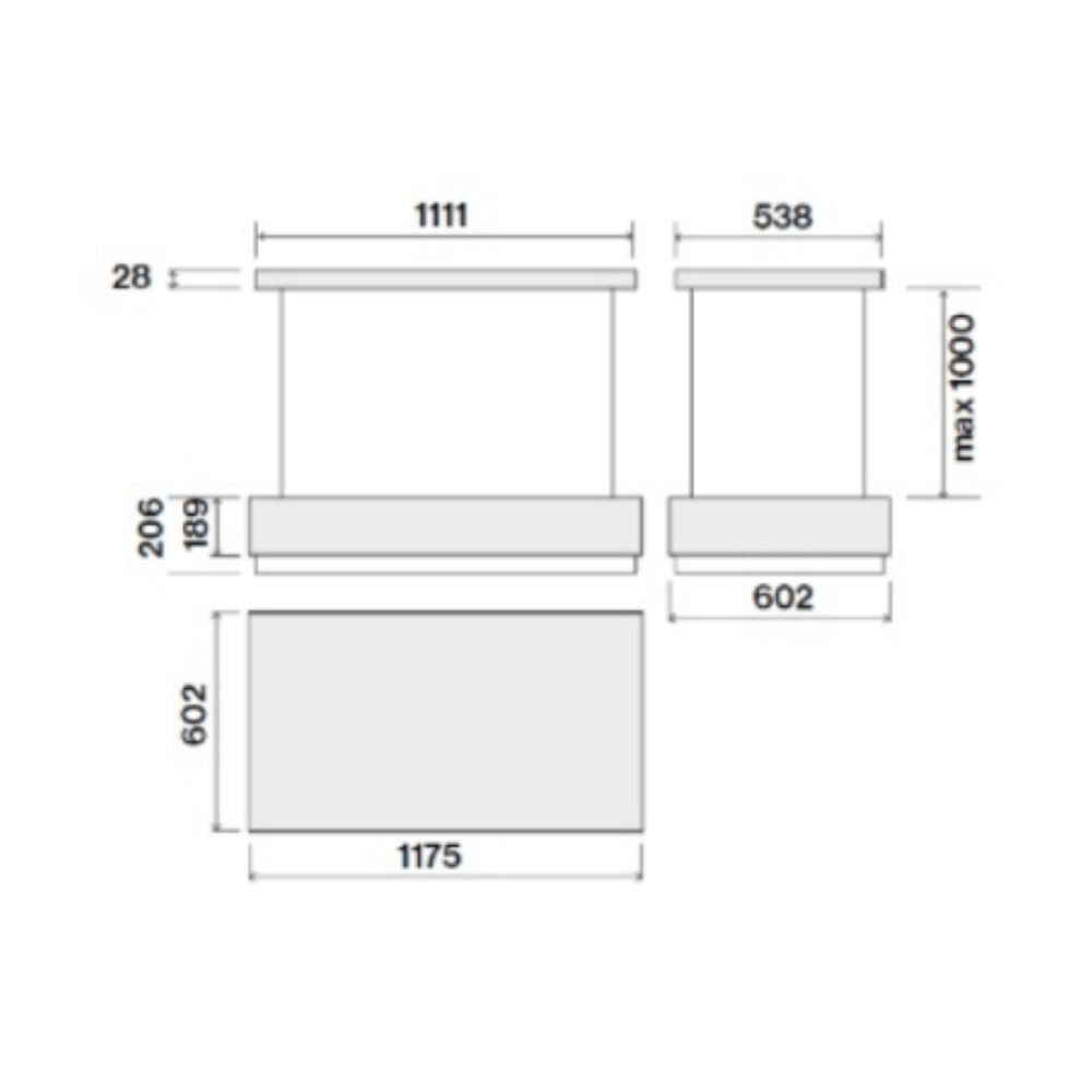 Coifa Levante White Ilha Falmec 120 cm 220V - CLVI20F0P7ZZZF461F