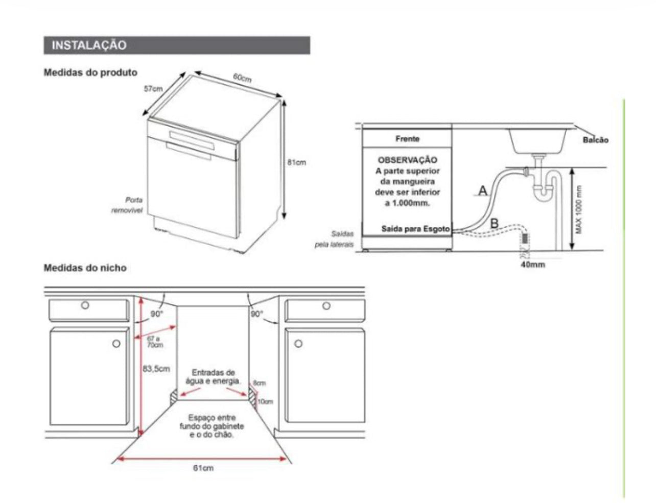 Lava Louças 14 Serviços 60cm 220V Cuisinart Prime