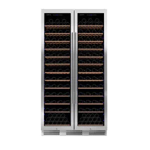 Adega Benmax BAC218S Silver Side by Side Dual Zone 218 Garrafas 710L 220V - BAC218S