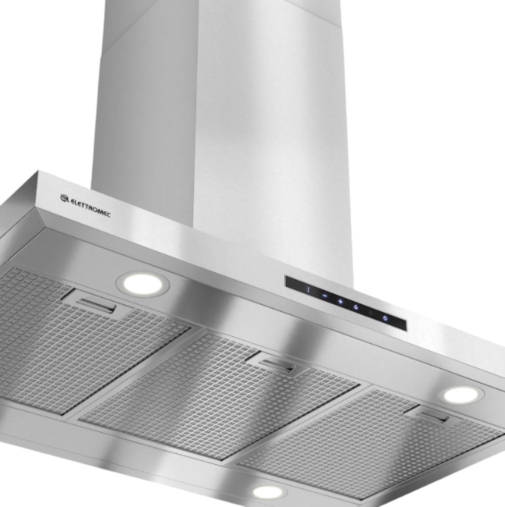 Coifa Elettromec Milano Ilha 90 cm 127V - CFIMLN90XX1ATA