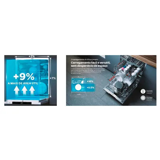 Lava louças 16 serviços Cuisinart Arkton - Embutir e revestir