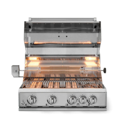 Churrasqueira Elettromec Inox a Gás 75 cm 5 Queimadores 220V - BBQ5Q75XX2SCA