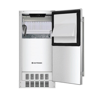 Ice Maker Elettromec Inox Built-in 38 cm 23 kg/dia 220V - IMBI23XX2VIB