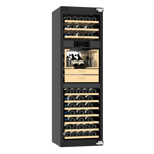 Adega Benmax BAC67TZ Trizone 67 Garrafas 305L Embutir e Revestir 220V - BAC67TZ