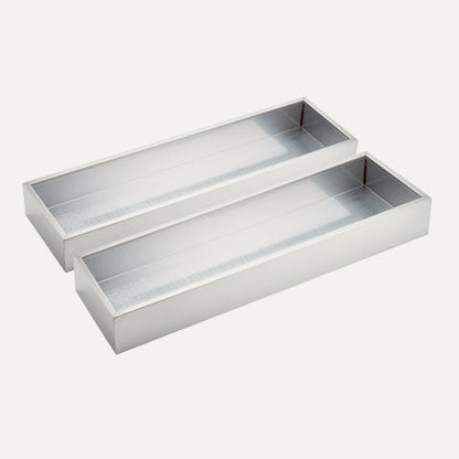 Kit de 2 Bandejas de Aço Inoxidável Falmec para Coifa Spazio 180 cm - KACL744IF