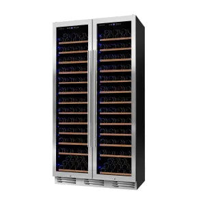 Adega Benmax BAC218S Silver Side by Side Dual Zone 218 Garrafas 710L 220V - BAC218S