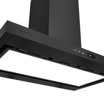 Coifa Adria Parede Black Matte 90cm Connect 220V Elettromec - CFPADR90BM2ATA