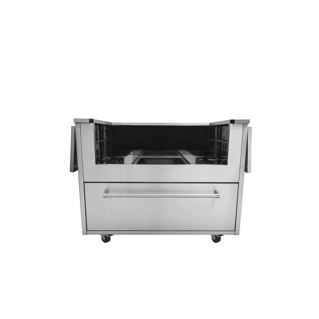 Carrinho para Churrasqueira a Carvão Artec Inox 127x66x90cm - ARTCRRCHRCAR127