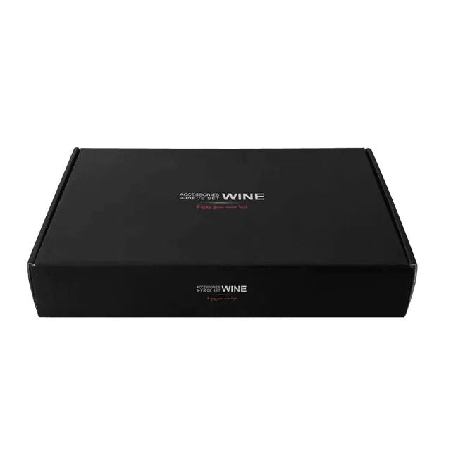 Kit de Acessórios para Vinhos Benmax Wine Set 9 Peças - WS9KIT