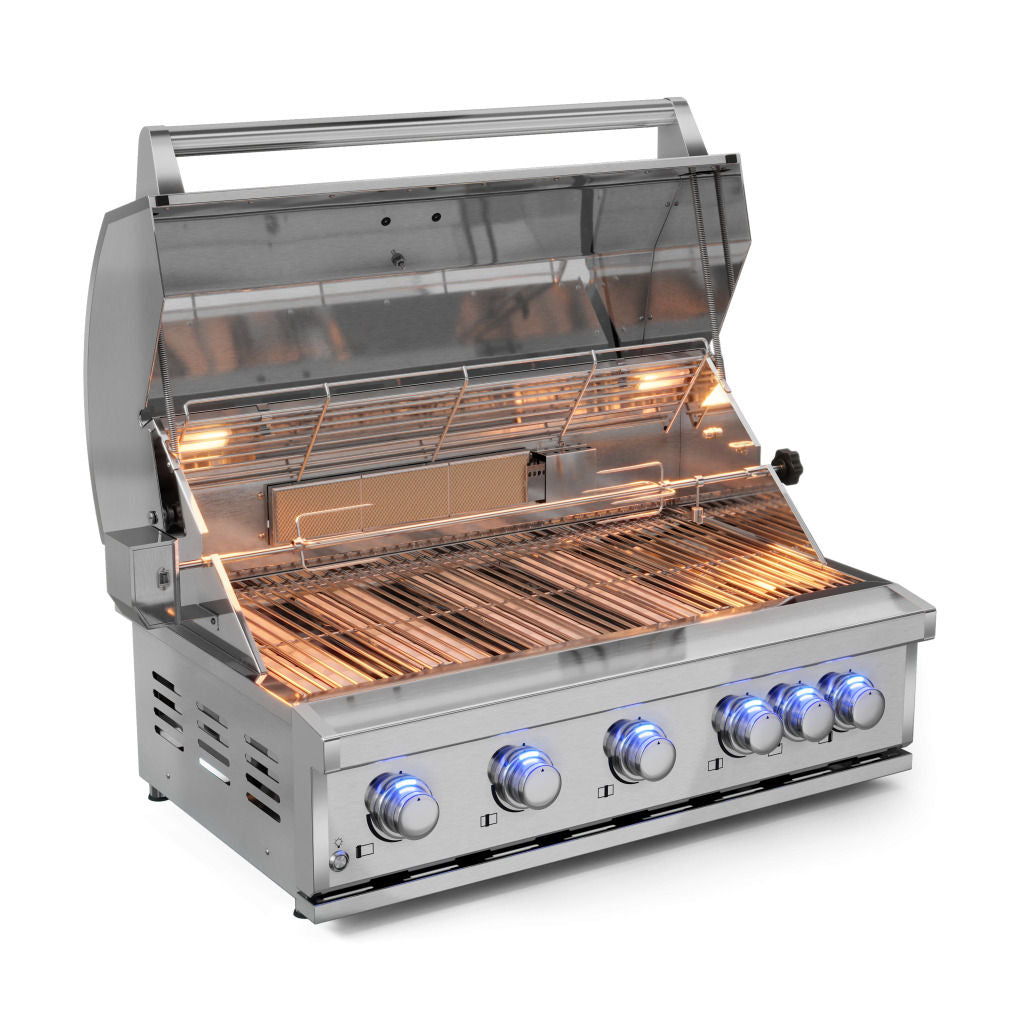 Churrasqueira Elettromec Inox a Gás 36 Polegadas 220V - BBQ6Q36XX2SCA