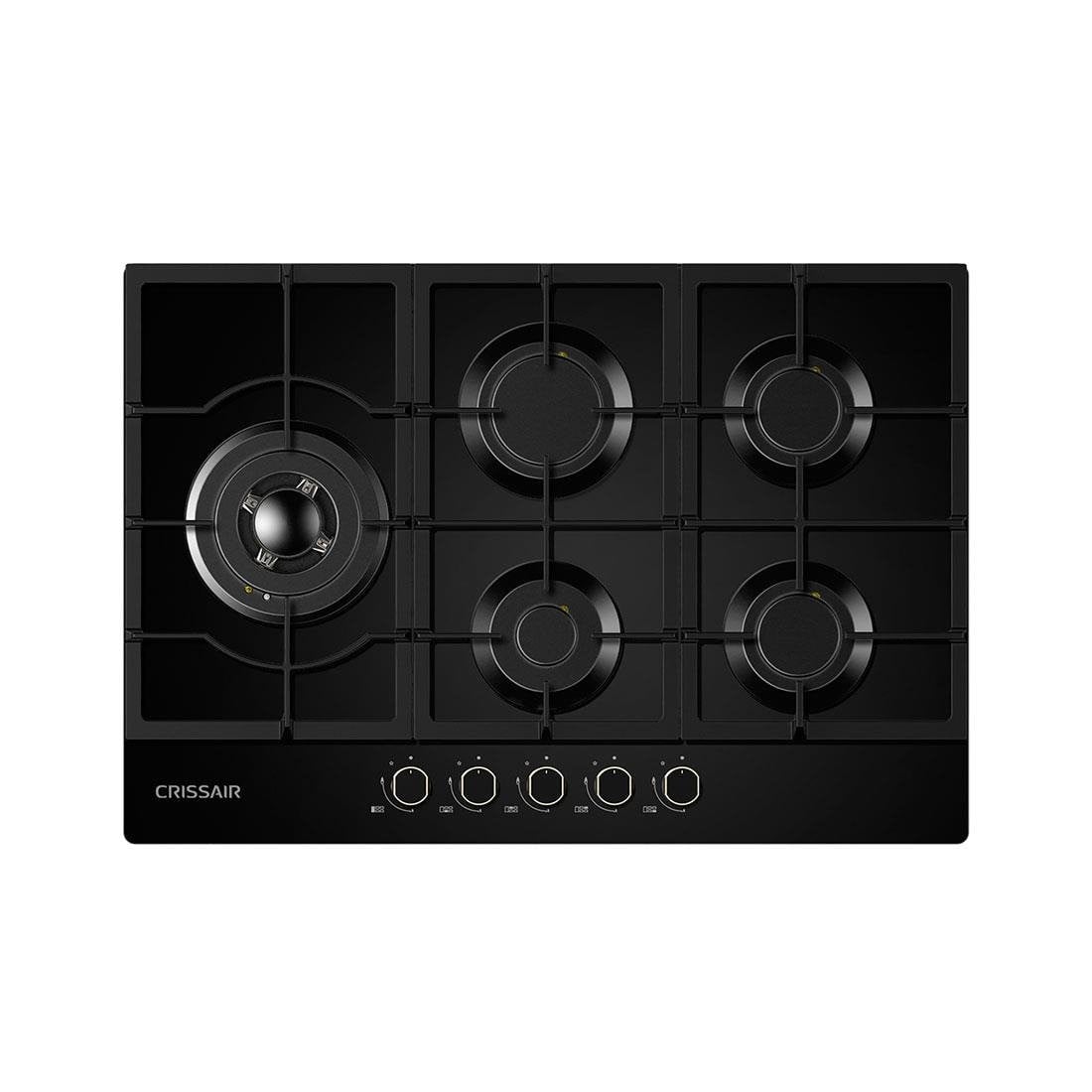 Cooktop a Gás Crissair Crystal 75 All Black 75cm Bivolt - NCT25G7 / 72004
