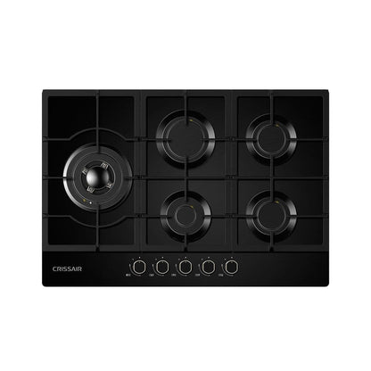 Cooktop a Gás Crissair Crystal 75 All Black 75cm Bivolt - NCT25G7 / 72004