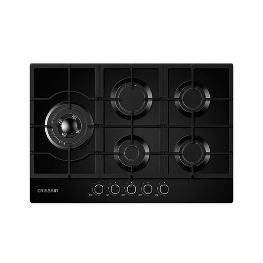 Cooktop a Gás Crissair Crystal 75 All Black 75cm Bivolt - NCT25G7 / 72004