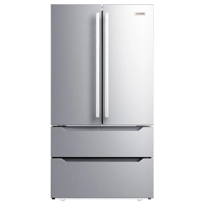 Refrigerador Crissair French Door 636 litros com Ice Maker Inox 220v